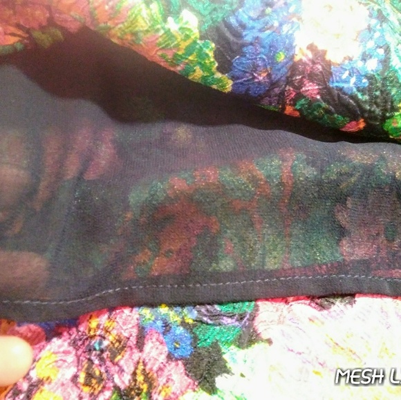 I, Madeline Multi-Colored Floral Mini dress - Picture 5 of 8